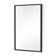 Iron rectangular bathroom wall mounted mirror, vertically or horizontally installed vanity mirror