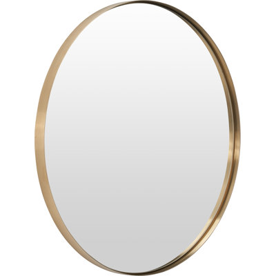 Stainless Steel Round Wall Mirror