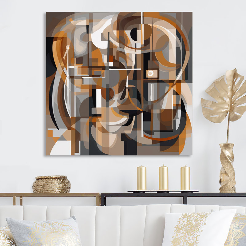 Marjorie Exploration de la tranquillité abstraite I sur toile, H 30 po x l 30 po x P 1 po, Toile tendue
