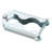8-Shaped Trampoline Enclosure Pole Clamps/Brackets/U-Bolts for Poles up to 1" Legs up to 1.5" Diameter