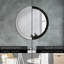 Huldar Glass Flat Wall Mirror