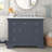 Fossen 42" Single Bathroom Vanity Set with Marine Gray Cabinet and Engineered Marble Countertop-1299984125-1230142612