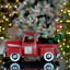 Camion de Noël à l'ancienne avec arbre-806424748