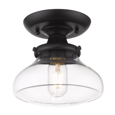 Dauphine Glass Semi Flush Mount