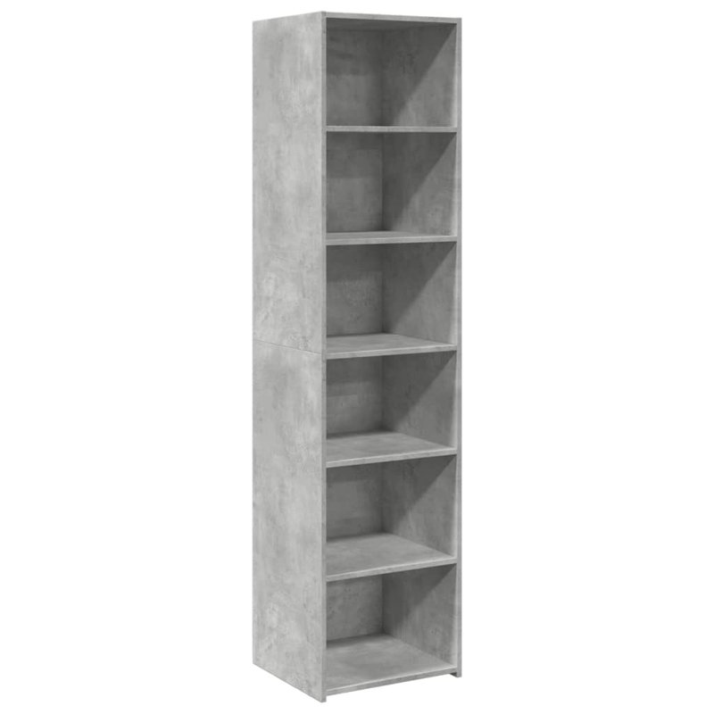 Vidaxl highboard made of wood, Grey/Sonoma, 185cm H x 45cm W x 41cm D