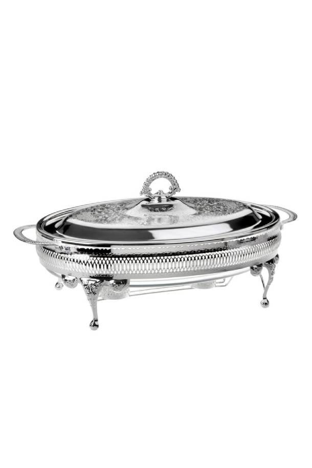 English Silver Plated Queen Anne Condiment Holder