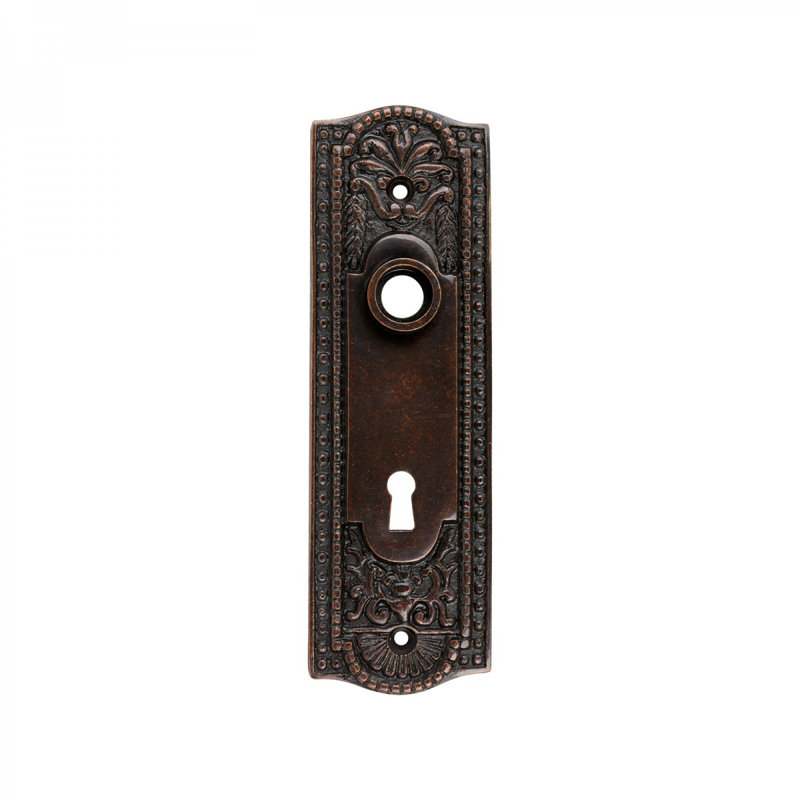 Plaque de porte sans poignée, Bronze huilé