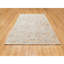 Tapis ivoire noué à la main de conception unique nouvel âge 5 pi 10 po x 9 pi Felic