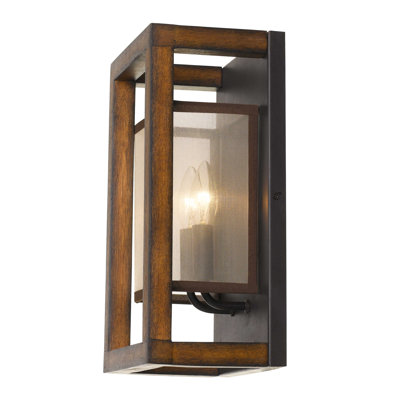 Thiago Wood Flush Mounted Sconce
