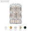 Sarella 2 Light 11in Wall Sconce in White with Clear Radiance Crystals-1201269283-1201269286
