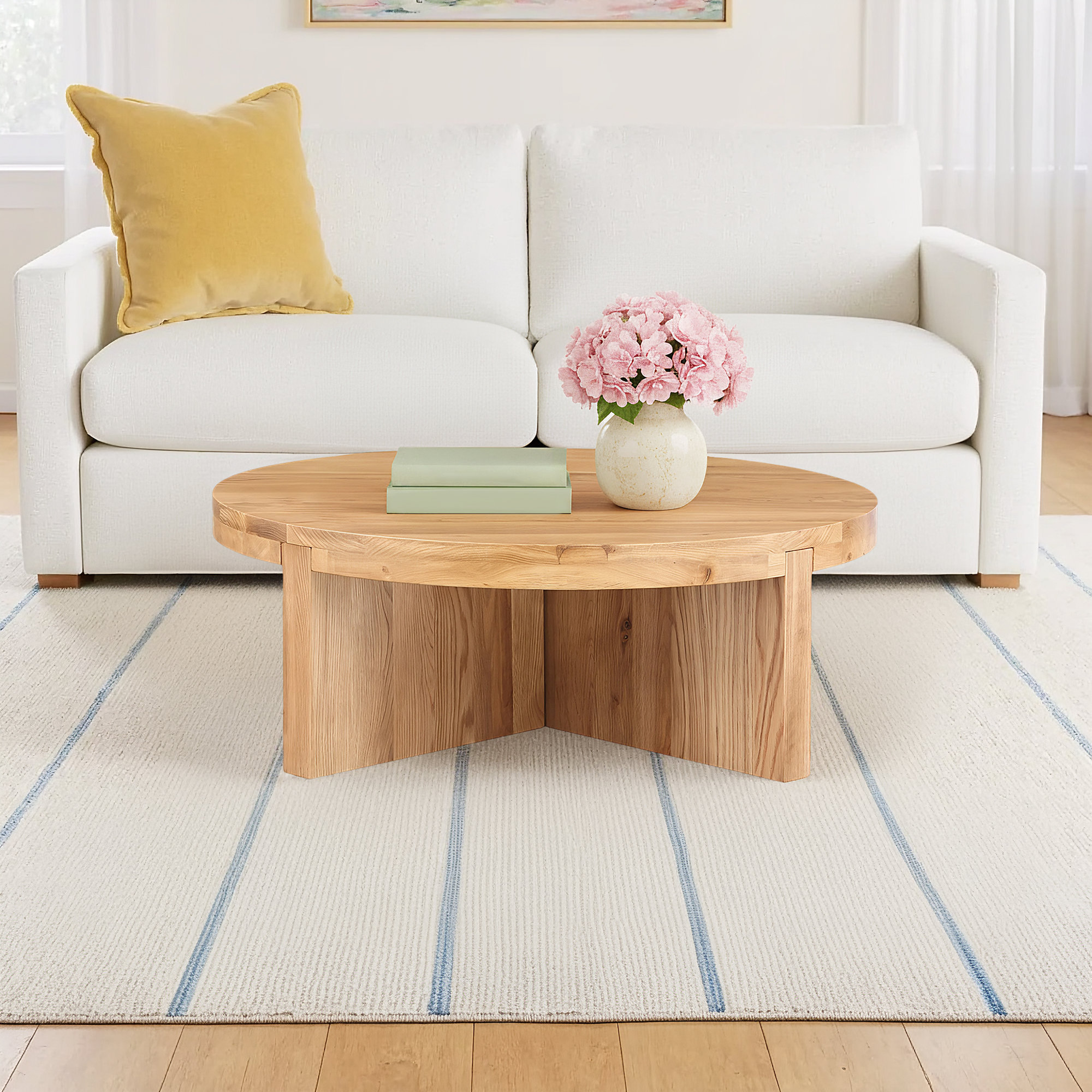 Wytheville Solid Wood Coffee Table, Natural