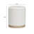 Teddy Fleece Round Ottoman With Stroage-1319245053