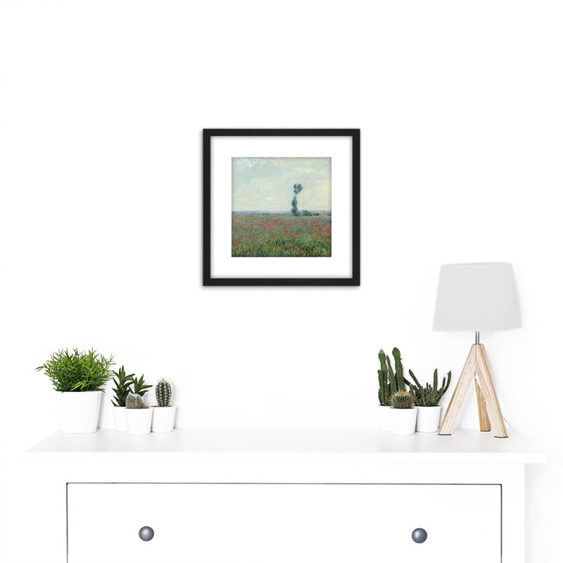Poppy Field by Claude Monet - Single Picture Frame Painting