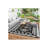Outsunny Outdoor Patio Rug, Large Camping Carpet With Carrying Bag, 8' X 10' Waterproof Plastic Straw, Reversible, Black & White Rhombus Patchwork-1340169961-1340169967