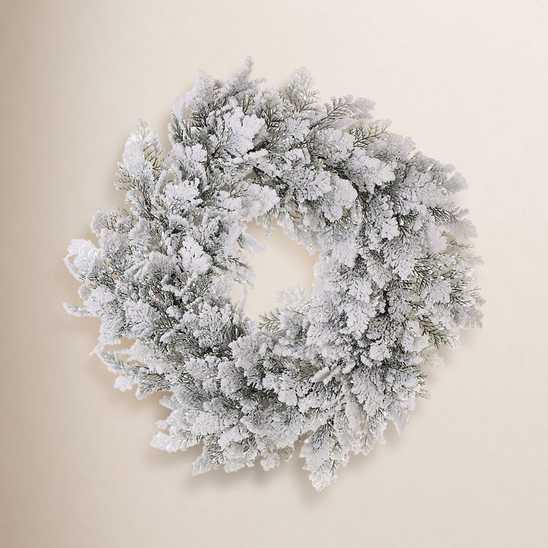 Couronne en cèdre 28 po Acadia Snowy
