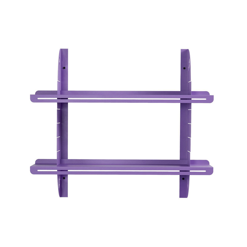 Decorative Metal Wall Shelf, Purple