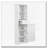 Freestanding Bathroom Storage Cabinet with Doors and Drawers, Adjustable Shelf-654251235