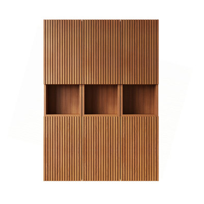 Armoire murale de salle de bain de 41 po, composée de 6 armoires avec portes, pouvant être utilisée individuellement ou en combinaison, convenant à la salle de bain, au salon et à la salle de lavage