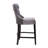 Upholstered Counter Stool with Metal Frame-64609541