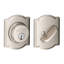 Single Cylinder Deadbolt with Camelot Trim-1567028858