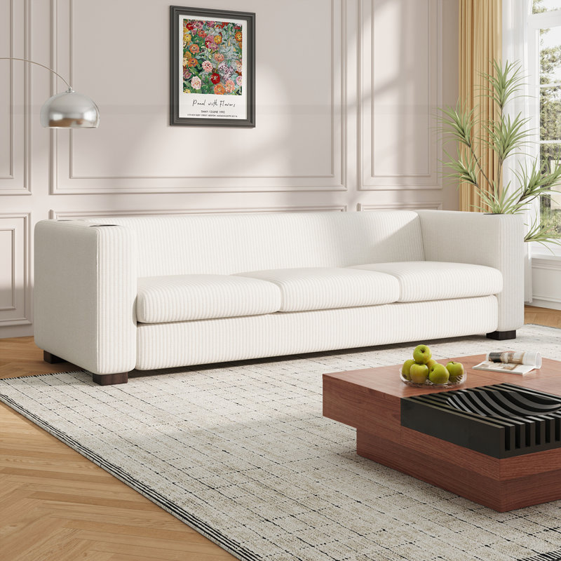 Canapé moderne 3 places, Beige