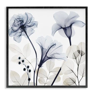 Giclée encadrée de fleurs minimalistes sophistiquées, conception par Albert Koetsier