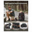 Sac à dos à roulettes robuste avec roulettes - 72 poches et sac à roulettes pour les professionnels