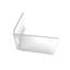 Cadre magnétique mat en plastique transparent Overlock 4 "x 6"