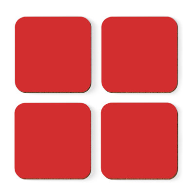 Cork Square 4 Piece Coaster Set