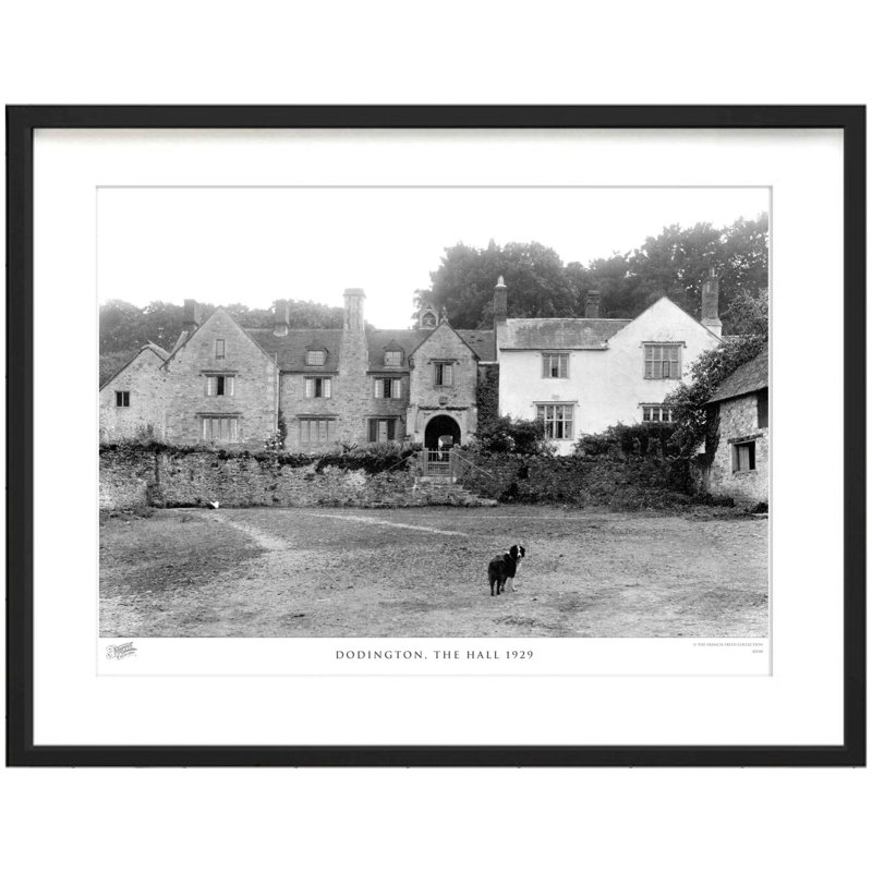 Dodington, The Hall 1929 - Single Picture Frame Print, 40cm H x 50cm W x 2.3cm D
