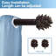 Tringle à rideaux simple ajustable 0,75 po Waco Pinecone-1455582666-1455582664