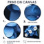 Nirvana bleu, bleu, hortensia, art mural-337178070-337178075