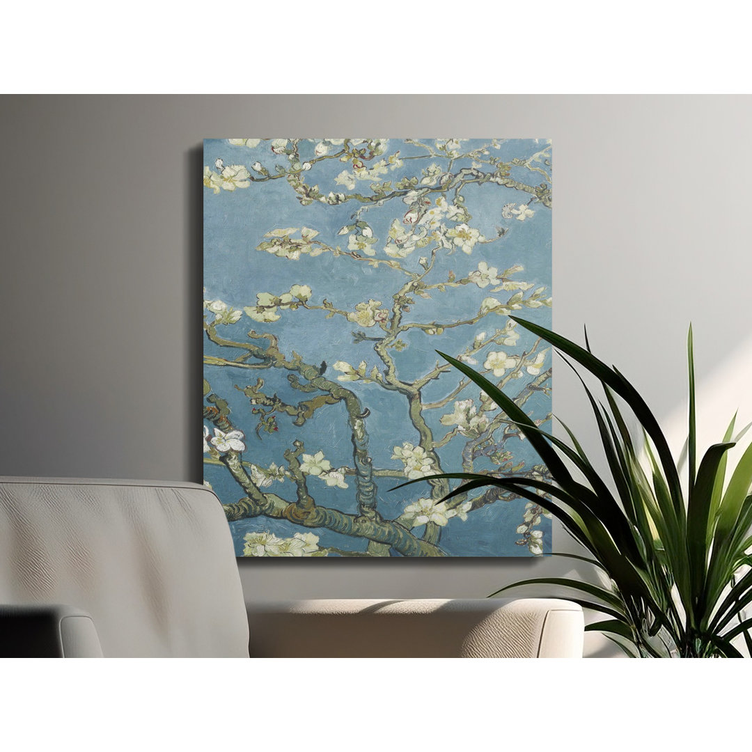 Van Gogh Almond Blossom Canvas Wall Art, Gallery Wrapped Print, Ready to Hang, Archival Quality, Fine Art, Modern Home Decor