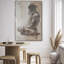 Oliver Gal Bare Elegance III Portrait - Heavy Gel Top Coat Framed Canvas Art-387740276-387740279