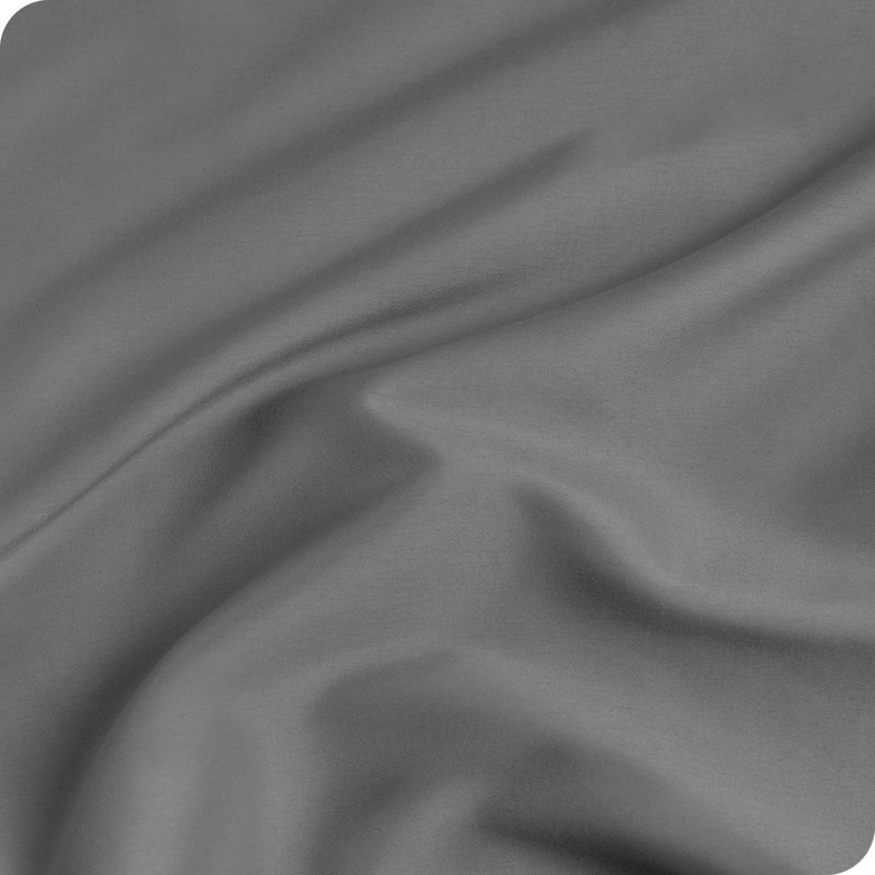 Extra Deep Microfiber Fitted Sheet, Twin Fitted Sheet, Gray