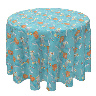 Round Cotton Tablecloth