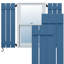 Volets en composite à trois planches EnduraCore l 17 1/8 po x H 55 po, bleu séjour (par paire - quincaillerie non incluse)-134546072