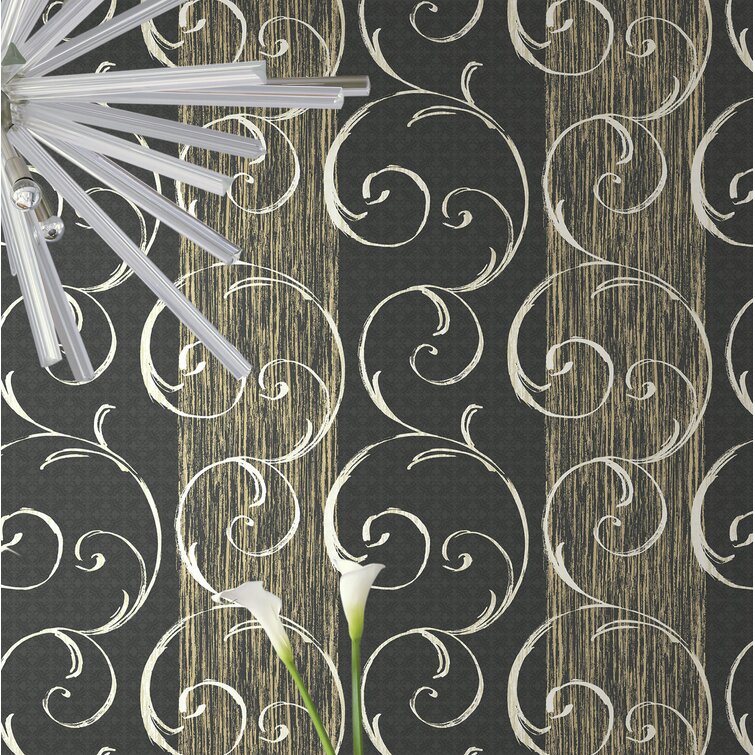 Fleur De Lis Living Gallatin Striped Roll | Wayfair