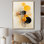 Tamariana Asian Art Seashell Sumi X, impression sur toile encadrée