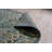 Charming Alluring Gray Hand Knotted Wool Traditional Geometric Area Rug-1614718854