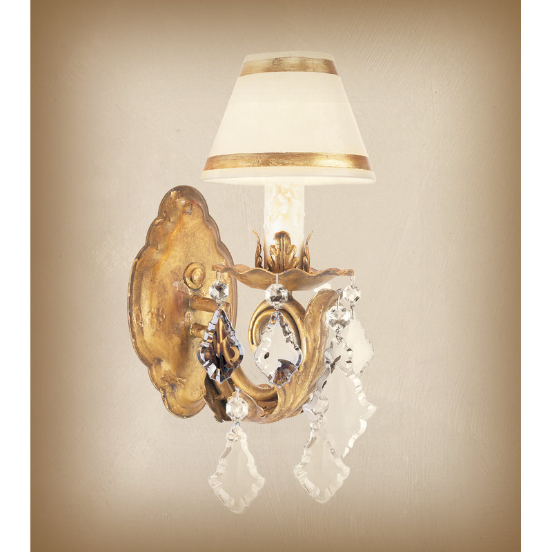 Egor Wrought Iron Candle Wall Light