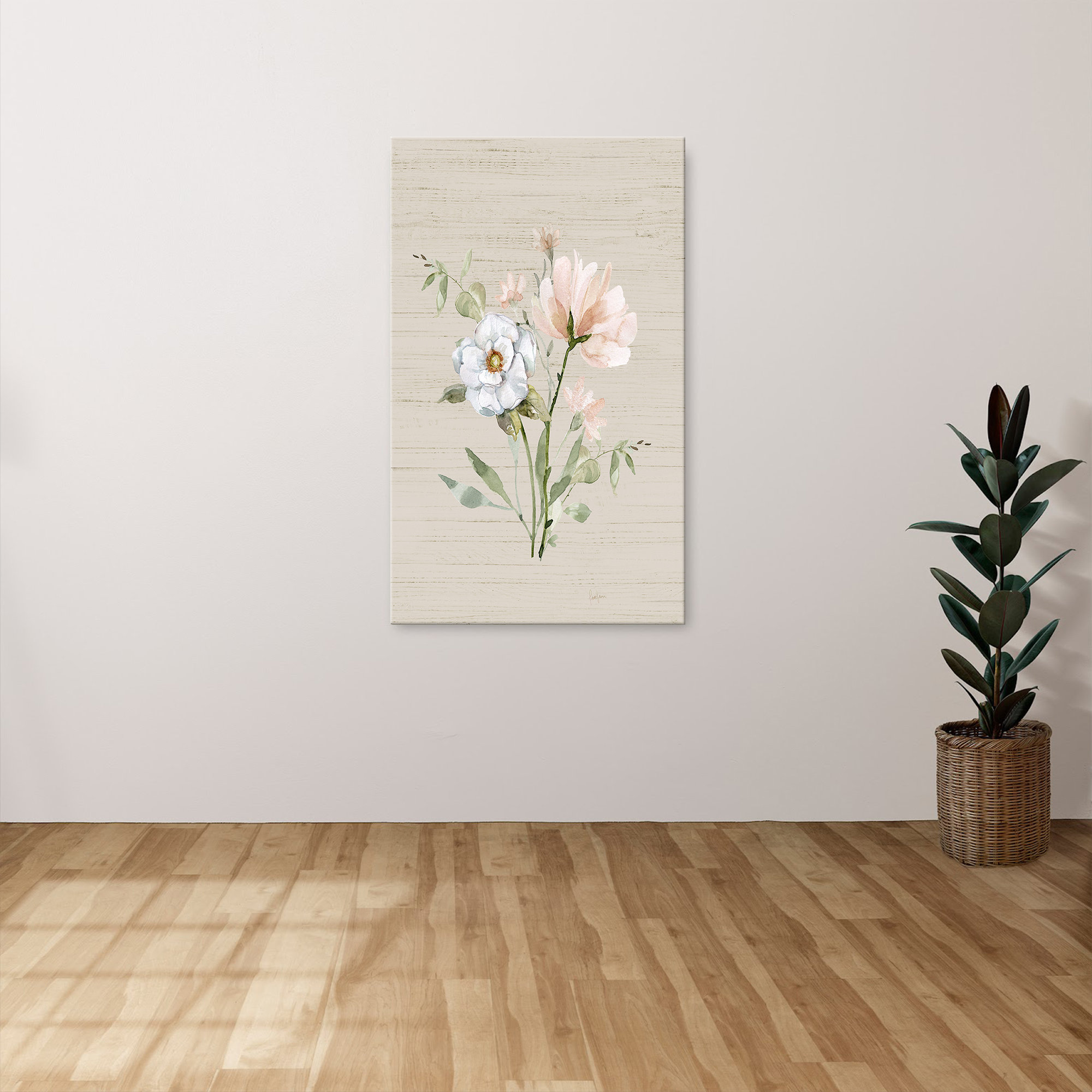 Lark Manor™ "Organic Botanical II" by Livi Finn Print on Canvas | Wayfair