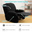 Housse pour fauteuil inclinable à coussins carrés/rectangulaires-189624716