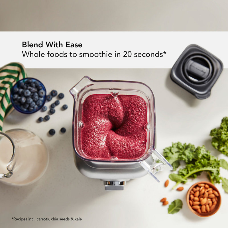 KitchenAid® K400 Variable Speed Blender with Tamper, Black Matte