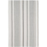 Gradation Ticking Handwoven Cotton Rug