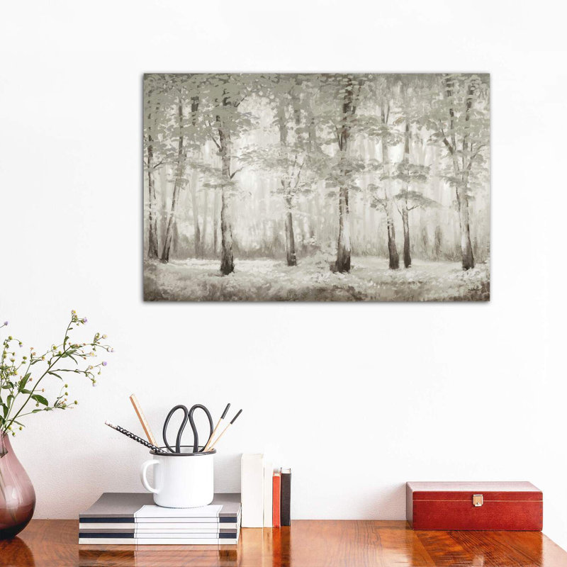 Misty Woodland Glow by Michael Marcon - Wrapped Canvas Print, 66.04 cm H x 45.72 cm W x 3.175 cm D