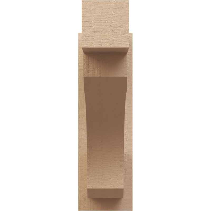 Support à grain de bois en cèdre brut Legacy Block, H 44 po x l 6 po x P 32 po