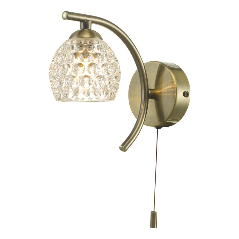 Osteen Armed Sconce, Antique Brass