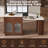 80" Expandable Kitchen Island With Faux Marble Top, Built-In Outlets & Mobile Storage