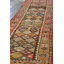 Tapis unique rose / corail / gris anthracite 3 pi x 12 pi 8 po Herki